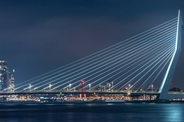 Rotterdam silueti 11 Ocak 2022.