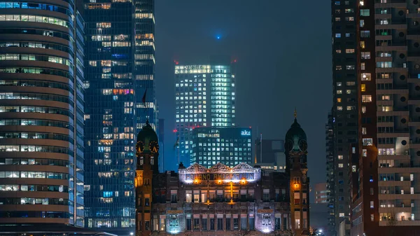 Skyline Von Rotterdam Januar 2022 — Stockfoto