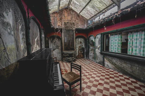 Urbex Uma Antiga Casa Abandonada Bélgica — Fotografia de Stock
