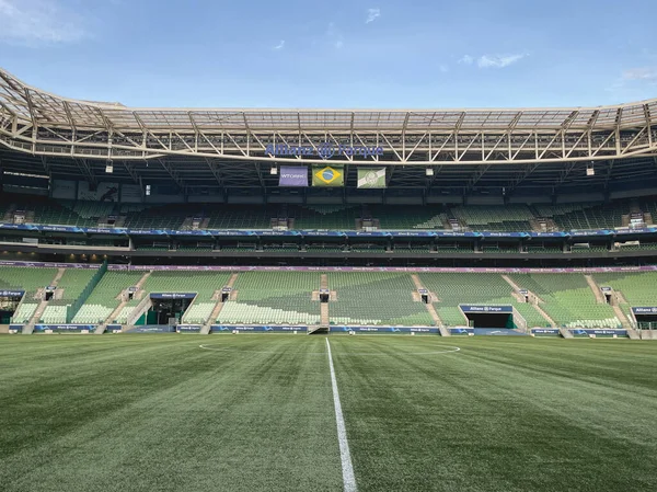 Voetbalstadion Van Italiaanse Club Palmeiras Soa Paulo Brazilië Januari 2022 — Stockfoto