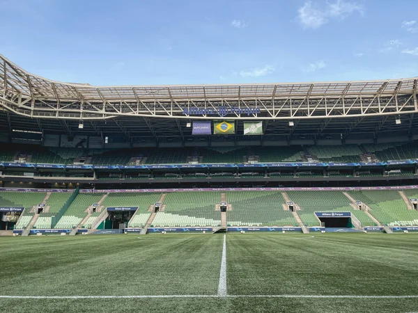 Voetbalstadion Van Italiaanse Club Palmeiras Soa Paulo Brazilië Januari 2022 — Stockfoto
