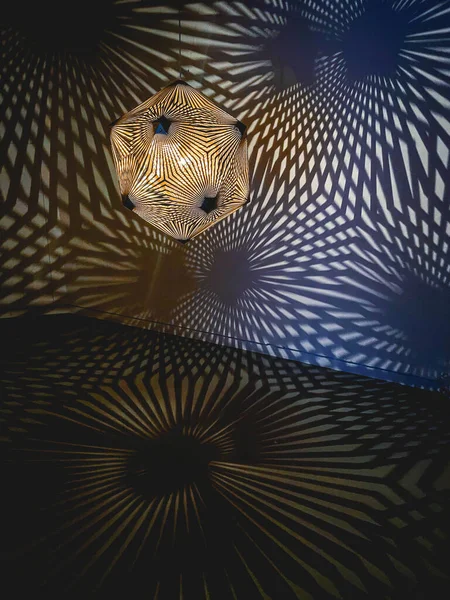 Ljus Konst Utställning Museet Farol Satander Byggnaden Sao Paulo Brasilien — Stockfoto