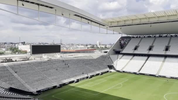 Tour Dello Stadio Nella Corinthians Arena Februari 2022 — Video Stock