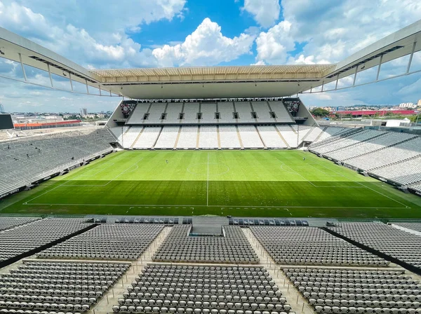 Stadion Tour Vanuit Corinthians Sao Paulo Brazilië Februari 2022 — Stockfoto