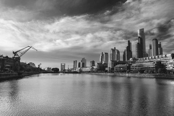 Evening Docks Puerto Madero Buenos Aires Argentina — Stok fotoğraf