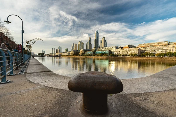 Evening Docks Puerto Madero Buenos Aires Argentina — Stok fotoğraf