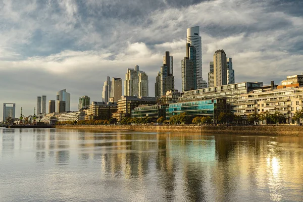 Evening Docks Puerto Madero Buenos Aires Argentina — Stok fotoğraf