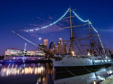skyline puerto madero buenos aires, Arjantin.