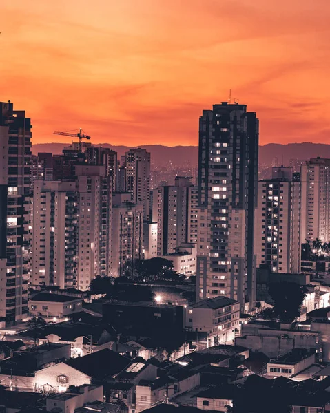 View Neighbourhood Tatuape Sao Paulo Brazil — Stok fotoğraf