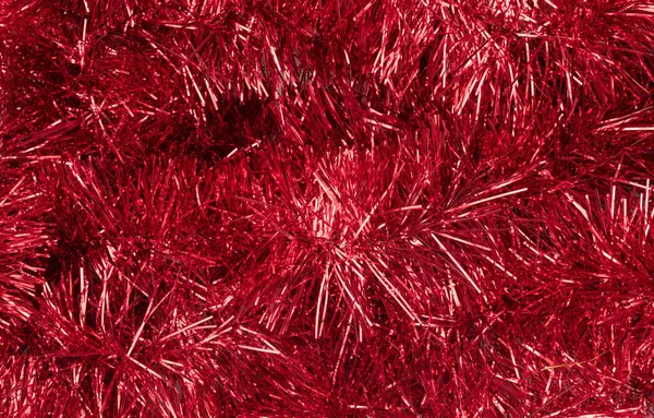 Tipik parlak kırmızı noel süsü. Noel arkaplanı.