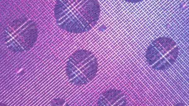 Fondo Abstracto Fotografía Azul Púrpura Con Círculos Textura — Vídeos de Stock