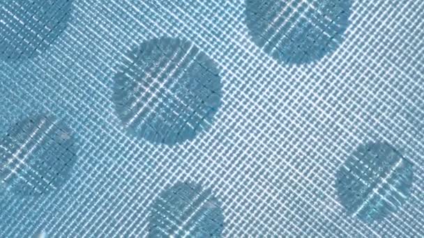 Photographie Abstraite Bleu Clair Toile Fond Avec Cercles Texture — Video