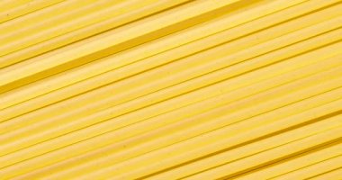 Üst manzara, spagetti makarna yakın çekim. Yemek arkaplanı.