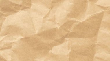 Kırış kırış kahverengi kağıt. Desenli arkaplan.