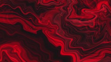 Psikedelik soyut, kırmızı ve siyah arkaplan. Sıvı doku.