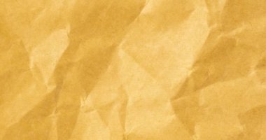 Kırışık sarı kağıtlar. Desenli arkaplan.