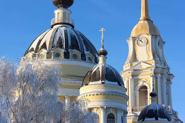 Spaso-Preobrazhensky Cathedral, Rybinsk, winter — Stock Photo, Image