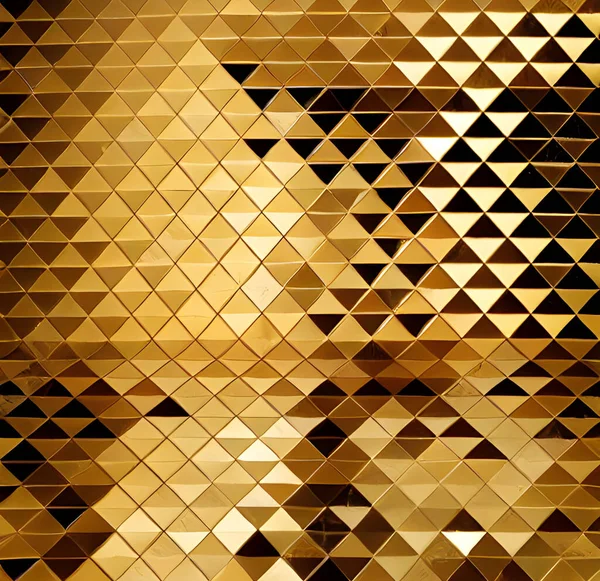 Luxury gold background with geometric shapes.