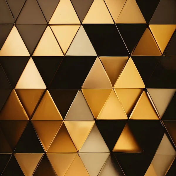 Luxury gold background with geometric shapes.