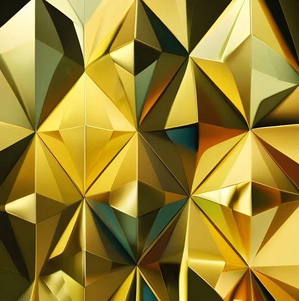 Luxury gold background with geometric shapes.