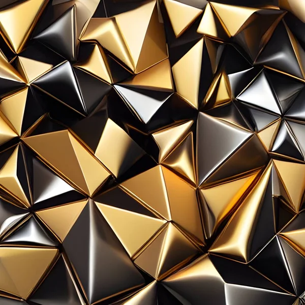 Luxury gold background with geometric shapes.