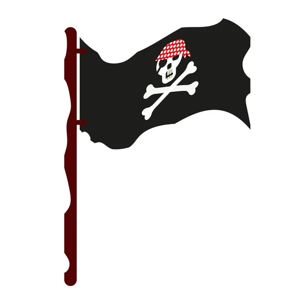 Ilustracja Pirat Wesoły Roger — Wektor stockowy