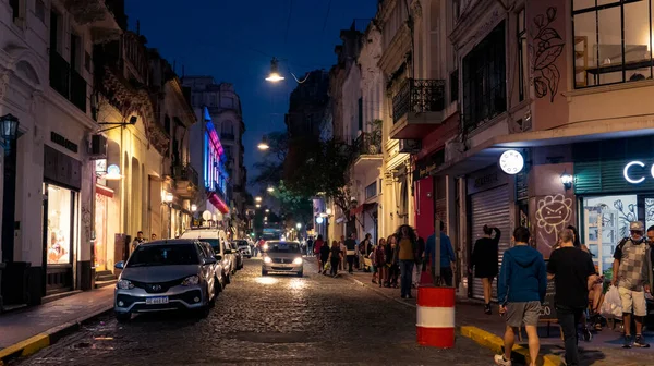 Vida Noturna San Telmo Streets Buenos Aires — Fotografia de Stock