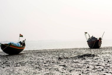 Yerli balıkçı teknesi sahile demir attı.