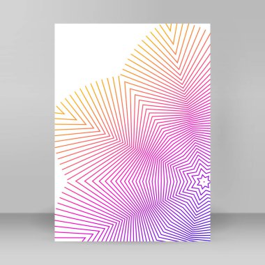 Çok amaçlı sunum için iş şablonları. Kolay düzenlenebilir EPS 10 düzeni. Yeni ürün bültenleri, teknoloji grafikleri, rapor firması ve etkinlik partisi için A4 format tanıtımı tasarımı broşürü