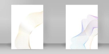 Çok amaçlı sunum için iş şablonları. Kolay düzenlenebilir EPS 10 düzeni. Yeni ürün bültenleri, teknoloji grafikleri, rapor firması ve etkinlik partisi için A4 format tanıtımı tasarımı broşürü