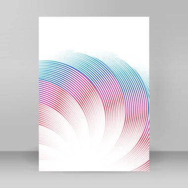 Çok amaçlı sunum için iş şablonları. Kolay düzenlenebilir EPS 10 düzeni. Yeni ürün bültenleri, teknoloji grafikleri, rapor firması ve etkinlik partisi için A4 format tanıtımı tasarımı broşürü