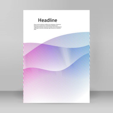 Çok amaçlı sunum için iş şablonları. Kolay düzenlenebilir EPS 10 düzeni. Yeni ürün bültenleri, teknoloji grafikleri, rapor firması ve etkinlik partisi için A4 format tanıtımı tasarımı broşürü