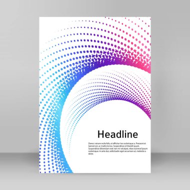 Çok amaçlı sunum için iş şablonları. Kolay düzenlenebilir EPS 10 düzeni. Yeni ürün bültenleri, teknoloji grafikleri, rapor firması ve etkinlik partisi için A4 format tanıtımı tasarımı broşürü