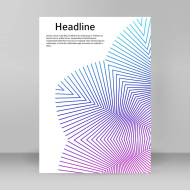 Çok amaçlı sunum için iş şablonları. Kolay düzenlenebilir EPS 10 düzeni. Yeni ürün bültenleri, teknoloji grafikleri, rapor firması ve etkinlik partisi için A4 format tanıtımı tasarımı broşürü