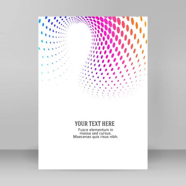 Çok amaçlı sunum için iş şablonları. Kolay düzenlenebilir EPS 10 düzeni. Yeni ürün bültenleri, teknoloji grafikleri, rapor firması ve etkinlik partisi için A4 format tanıtımı tasarımı broşürü