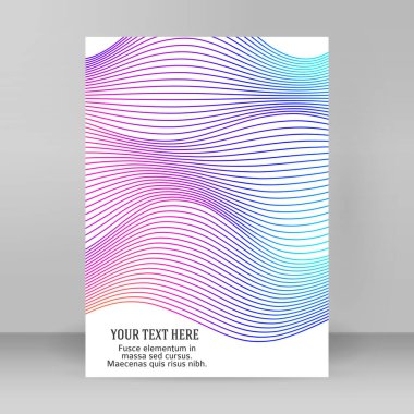 Çok amaçlı sunum için iş şablonları. Kolay düzenlenebilir EPS 10 düzeni. Yeni ürün bültenleri, teknoloji grafikleri, rapor firması ve etkinlik partisi için A4 format tanıtımı tasarımı broşürü