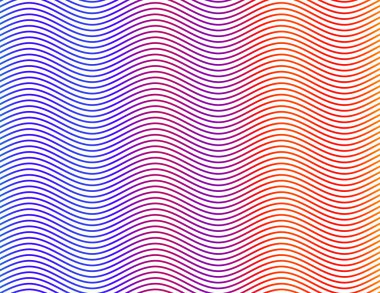 Büküm çizgilerinin beyaz arka planında soyut dalga rengi gökkuşağı gradyan tasarım elemanı. Seçkin kartvizit, basılı broşür, el ilanı, afiş, kapak kitabı, etiket kumaşı için 10 puan.