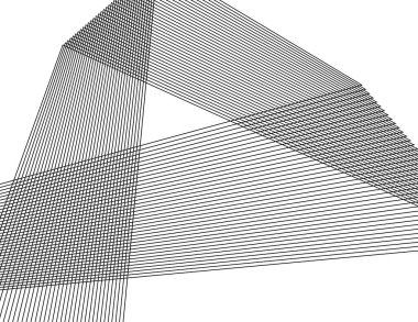 Açı dalgalarının beyaz arka planında soyut çizgiler siyah beyaz tasarım elemanı. Vector Illustration, grunge şık kartvizit, basılı broşür, el ilanı, afiş, kapak kitabı, etiket, kumaş için 10 puan aldı