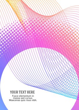 Çok amaçlı sunum için iş şablonları. Kolay düzenlenebilir EPS 10 düzeni. Yeni ürün bültenleri, teknoloji grafikleri, rapor firması ve etkinlik partisi için A4 format tanıtımı tasarımı broşürü