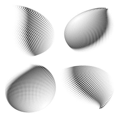 Tasarım elemanı çemberini ayarla İzole edilmiş koyu renk vektör altın halkadan. Harmanlama Aracı kullanılarak oluşturulan birçok parlak girdabın soyut dalgalı çizgileri. Sunumunuz için vektör illüstrasyonu EPS10