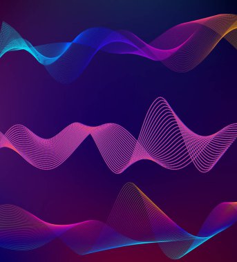 Tasarım elemanları iş sunum şablonu. Vektör illüstrasyon dikey web afişleri arka plan, fon ışığı efekti. Web şablonu için EPS 10, web sitesi sunumu, neon disko kulübü