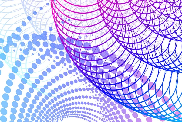 Abstract Spiral Rainbow Design Element White Background Twist Lines Vector — Vetor de Stock