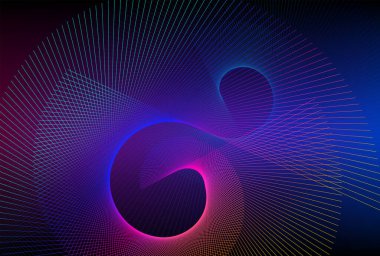 Tasarım elemanları iş sunum şablonu. Vektör illüstrasyon dikey web afişleri arka plan, fon ışığı efekti. Web şablonu için EPS 10, web sitesi sunumu, neon disko kulübü