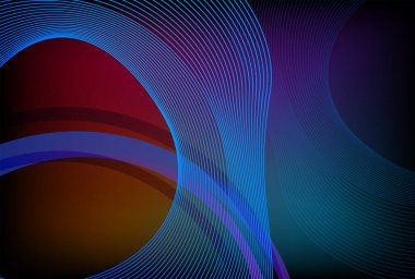 Tasarım elemanları iş sunum şablonu. Vektör illüstrasyon dikey web afişleri arka plan, fon ışığı efekti. Web şablonu için EPS 10, web sitesi sunumu, neon disko kulübü