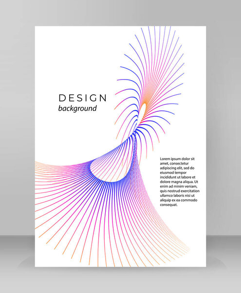 Business templates for elegant presentation. Easy editable vector EPS 10 layout. design brochure horizontal format advertising, for new product newsletters, technology graphics, report firm, flyer