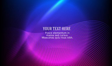 Tasarım elemanları iş sunum şablonu. Vektör illüstrasyon dikey web afişleri arka plan, fon ışığı efekti. Web şablonu için EPS 10, web sitesi sunumu, neon disko kulübü