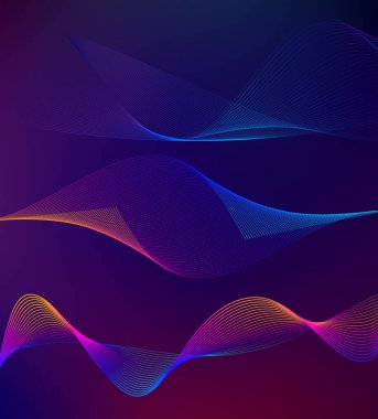 Tasarım elemanları iş sunum şablonu. Vektör illüstrasyon dikey web afişleri arka plan, fon ışığı efekti. Web şablonu için EPS 10, web sitesi sunumu, neon disko kulübü