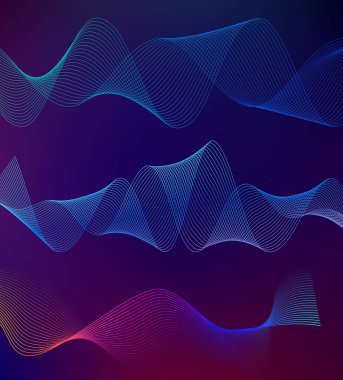 Tasarım elemanları iş sunum şablonu. Vektör illüstrasyon dikey web afişleri arka plan, fon ışığı efekti. Web şablonu için EPS 10, web sitesi sunumu, neon disko kulübü