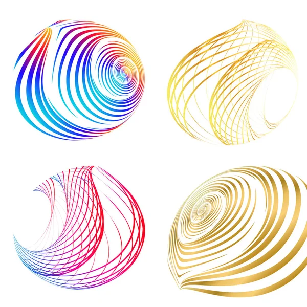 Définir Symbole Des Éléments Conception Modèle Cercle Point Demi Teinte — Image vectorielle