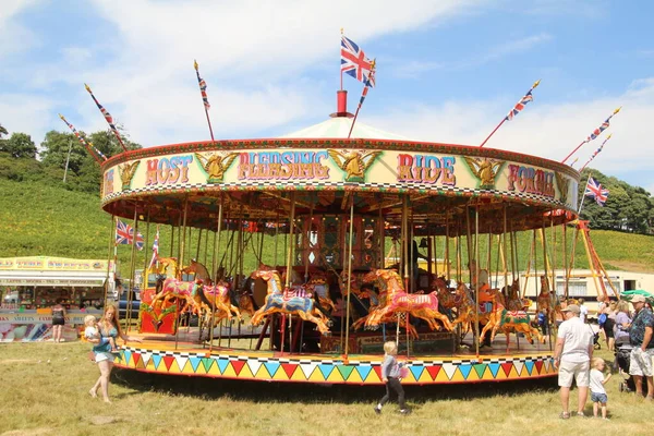 Sussex July 2022 Travelling Carnival Part Entertainment Annual Steam Rally — Stock Photo, Image